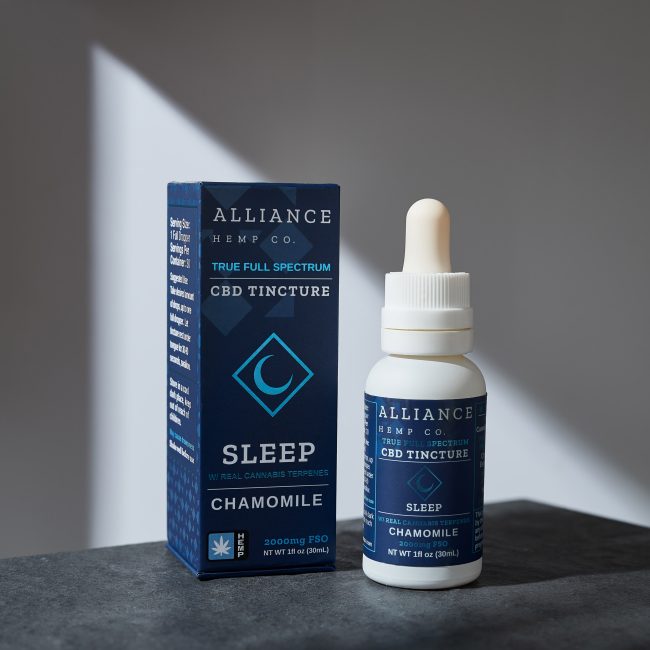 Alliance - Sleep CBD Tincture - Group Shot - v2 - Crop